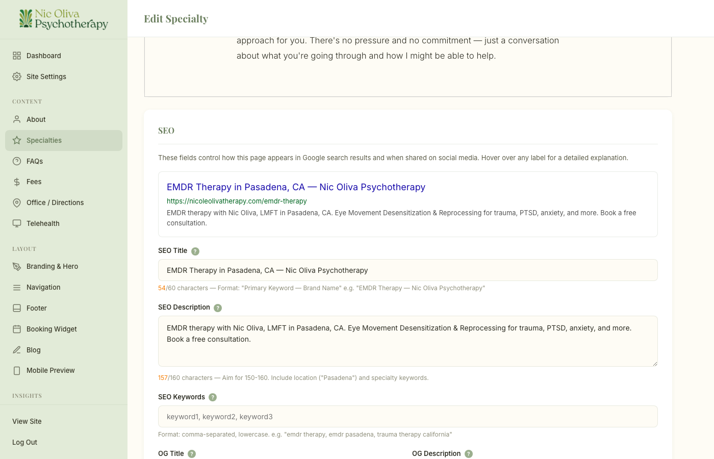 SEO toolkit